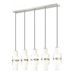 5 Light Linear Chandelier (276|1946P-5L-BN)