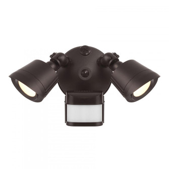 LED Motion Sensored Double Flood Light in Bronze (128|4-FLOOD-MS-A2-3000K-BZ)