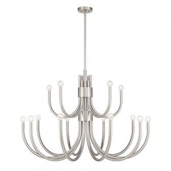 Sorrento 15-Light Chandelier in Satin Nickel (128|1-6682-15-SN)