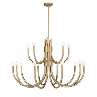 Sorrento 15-Light Chandelier in Noble Brass (128|1-6682-15-127)