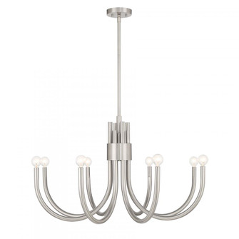 Sorrento 8-Light Chandelier in Satin Nickel (128|1-6680-8-SN)