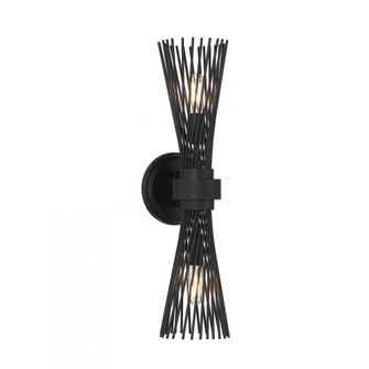 Longfellow 2-Light Wall Sconce in Matte Black (128|9-9603-2-89)