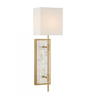Eastover 1-Light Wall Sconce in Warm Brass (128|9-6512-1-322)