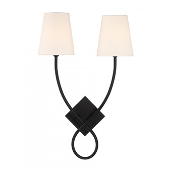 Barclay 2-Light Wall Sconce in Matte Black (128|9-4928-2-89)