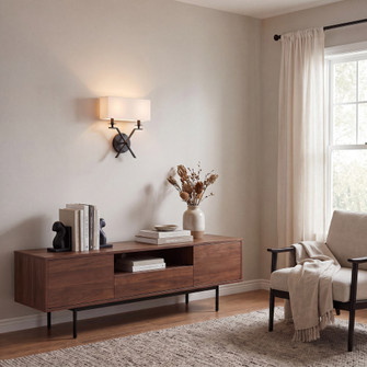 Arondale 2-Light Wall Sconce in Matte Black (128|9-3305-2-89)