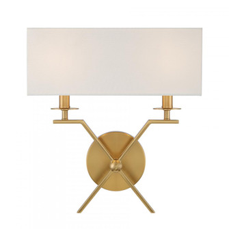 Arondale 2-Light Wall Sconce in Warm Brass (128|9-3305-2-322)