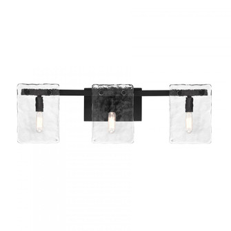 Genry 3-Light Bathroom Vanity Light in Matte Black (128|8-8204-3-BK)