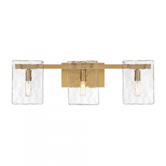 Genry 3-Light Bathroom Vanity Light in Warm Brass (128|8-8204-3-322)