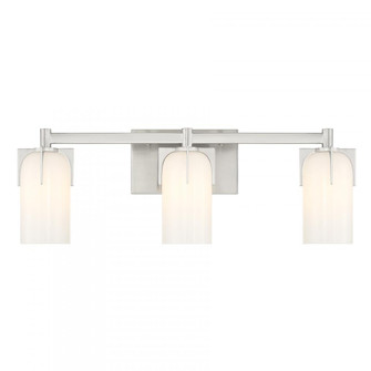 Caldwell 3-Light Bathroom Vanity Light in Satin Nickel (128|8-4128-3-SN)