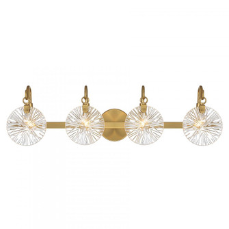 Addison 4-Light Bathroom Vanity Light in Warm Brass (128|8-3981-4-322)