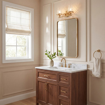 Candler 2-Light Bathroom Vanity Light in Warm Brass (128|8-3596-2-322)
