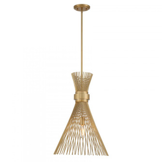 Longfellow 1-Light Pendant in Burnished Brass (128|7-9602-1-171)