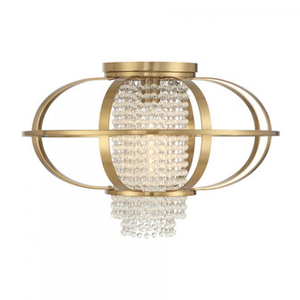 Idlewild 1-Light Ceiling Light in Warm Brass (128|6-5218-1-322)