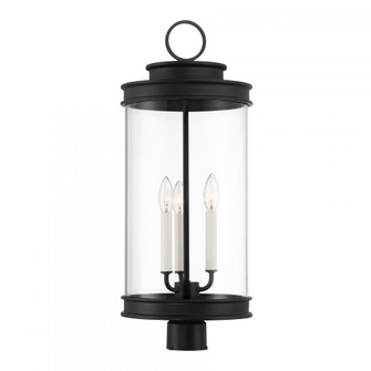 Englewood 3-Light Outdoor Post Lantern in Matte Black (128|5-902-BK)