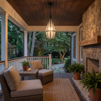 Peninsula 1-Light Outdoor Hanging Lantern in Matte Black (128|5-706-BK)