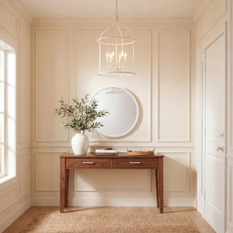Brookstone 6-Light Pendant in Bisque White (128|3-7388-6-83)