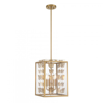 Birch 4-Light Pendant in Warm Brass (128|3-4197-4-322)