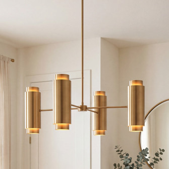 Lio 8-Light Chandelier in Noble Brass by Breegan Jane (128|1-4180-8-127)