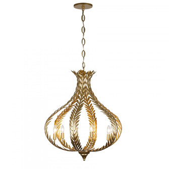 Atlas 6-Light Chandelier in Grecian Gold by Breegan Jane (128|1-4000-6-31)