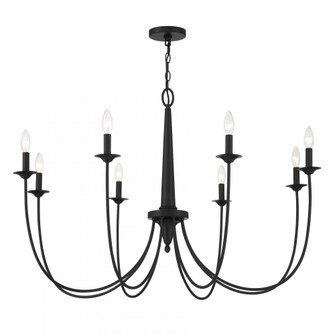 Stonecrest 8-Light Chandelier in Matte Black (128|1-1202-8-89)