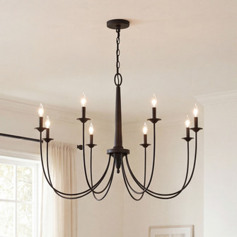 Stonecrest 8-Light Chandelier in Matte Black (128|1-1202-8-89)