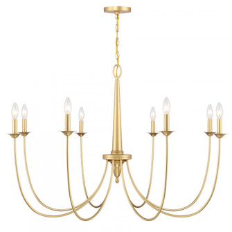 Stonecrest 8-Light Chandelier in French Gold (128|1-1202-8-186)