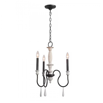Brownell 17'' Wide 3-Light Chandelier - Anvil Iron (91|90200/3)