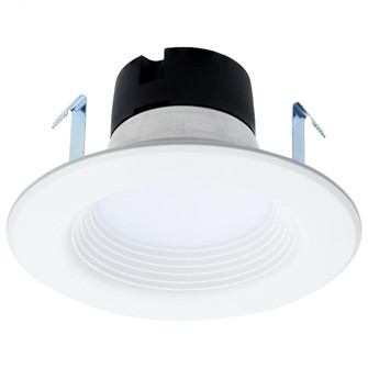 6.5 Watt LED Downlight Retrofit; 4 Inch Baffle; CCT Selectable; 12 Volts; Matte White Finish (27|S11838)