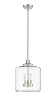 Asheville 3-Light Pendant light Brushed Nickel (670|46933-BN)