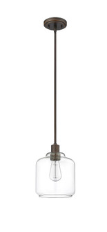 Asheville 1-Light Mini-Pendant Light Rubbed Bronze (670|46901-RBZ)