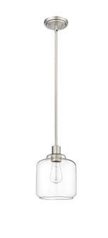 Asheville 1-Light Mini-Pendant Light Brushed Nickel (670|46901-BN)