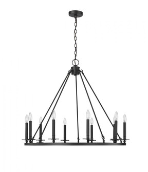 Florence 1 - Light Chandelier Ceiling Light Matte Black (670|46710-MB)