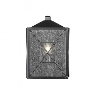 Caswell 1-Light Outdoor Wall Sconce Powder Coated Black (670|42641-PBK)