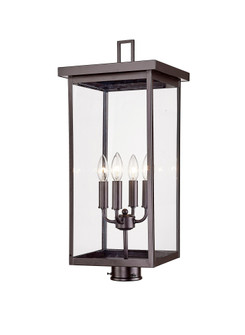 Barkeley 4-Light Outdoor Post Lantern Powder Coated Bronze (670|42604-PBZ)
