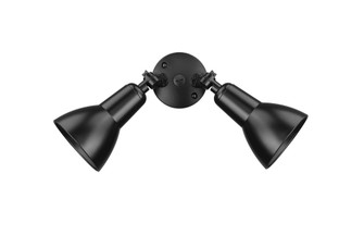 2-Light Security Flood Lights Powder Coated Black (670|17002-PBK)
