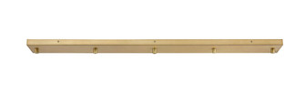 5 Light Ceiling Plate (276|CP4205L-MGLD)
