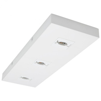 Triple Monopoint Adapter; Rectangular; White Finish (81|TP254)