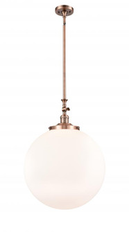 Beacon - 1 Light - 18 inch - Antique Copper - Stem Hung - Adjustable Mini Pendant (3442|206-AC-G201-18)