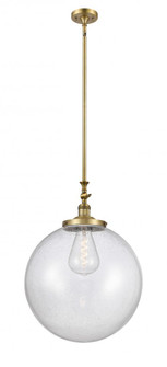Beacon - 1 Light - 18 inch - Brushed Brass - Stem Hung - Adjustable Mini Pendant (3442|206-BB-G204-18)