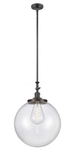 Beacon - 1 Light - 16 inch - Oil Rubbed Bronze - Stem Hung - Adjustable Mini Pendant (3442|206-OB-G202-16)