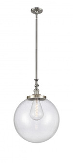 Beacon - 1 Light - 16 inch - Brushed Satin Nickel - Stem Hung - Adjustable Mini Pendant (3442|206-SN-G204-16)