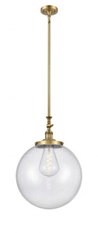 Beacon - 1 Light - 16 inch - Brushed Brass - Stem Hung - Adjustable Mini Pendant (3442|206-BB-G204-16)