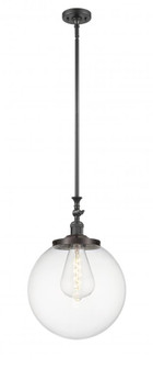 Beacon - 1 Light - 12 inch - Oil Rubbed Bronze - Stem Hung - Adjustable Mini Pendant (3442|206-OB-G202-14)