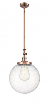 Beacon - 1 Light - 12 inch - Antique Copper - Stem Hung - Adjustable Mini Pendant (3442|206-AC-G204-14)
