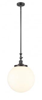 Beacon - 1 Light - 12 inch - Oil Rubbed Bronze - Stem Hung - Adjustable Mini Pendant (3442|206-OB-G201-14)