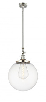Beacon - 1 Light - 12 inch - Polished Nickel - Stem Hung - Adjustable Mini Pendant (3442|206-PN-G202-14)