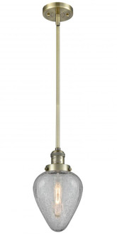 Geneseo - 1 Light - 7 inch - Antique Brass - Stem Hung - Mini Pendant (3442|201S-AB-G165)