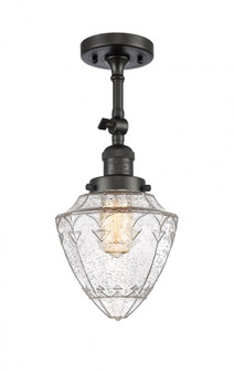 Bullet - 1 Light - 6 inch - Oil Rubbed Bronze - Adjustable Semi-Flush Mount (3442|201F-OB-G664-7)