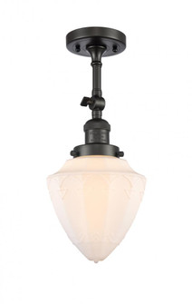 Bullet - 1 Light - 6 inch - Oil Rubbed Bronze - Adjustable Semi-Flush Mount (3442|201F-OB-G661-7)