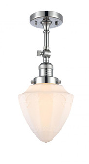 Bullet - 1 Light - 6 inch - Polished Chrome - Adjustable Semi-Flush Mount (3442|201F-PC-G661-7)